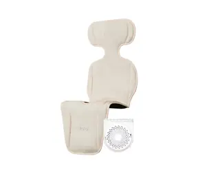 Ausgepackt - Mima Kinderwagenauflage mit Belüftung Flo Beige / ausgepackt