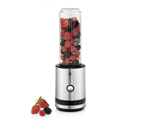 WMF Smoothie-to-go Silber / Smoothie-Mixer / 300 W / 0,6 l