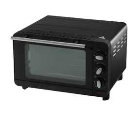 Adler AD 6029 schwarz / Elektrobackofen / 14 l / 100 °C - 230 °C / 3 Betriebsarten / 1200 W