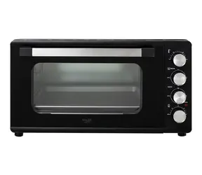 Adler AD 6030 schwarz / Elektrobackofen / 42 l / 0 °C - 230 °C / 12 Programme / 2000 W
