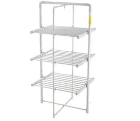 Adler AD 7829 silberweiß / Elektrischer Wäschetrockner / Faltbar / 300 W / 143,5 cm x 73 cm x 68 cm