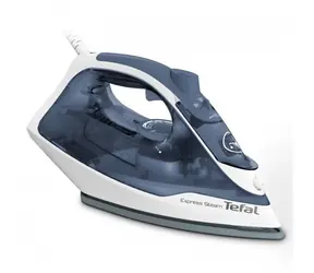 Ausgepackt - TEFAL FV2837E0 Express Steam blau-weiß / Dampfbügeleisen / 2400 W / 270 ml / 35 g-min / Keramik / ausgepackt