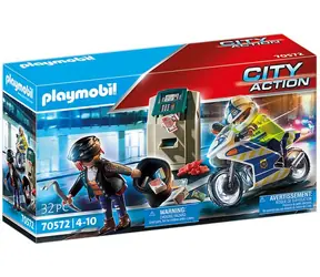 Playmobil City Action 70572 Polizeimotorrad: Verfolgung eines Räubers / ab 4 Jahren