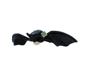 Rappa Plüsch-Fledermaus schwarz 16 cm / UMWELTFREUNDLICH / ab 0 Monaten