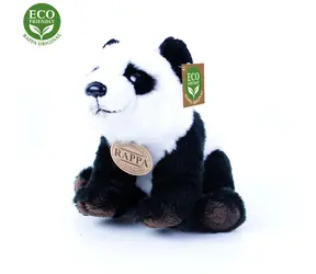 Rappa Plüschpanda sitzend oder stehend 22 cm / UMWELTFREUNDLICH / ab 0 Monaten