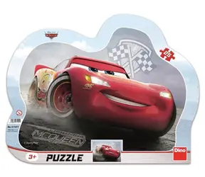 Dino CARS 3: LIGHTNING MCQUEEN - Konturenpuzzle / 25 Teile / ab 3 Jahren