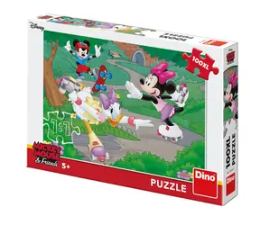 Dino Minnie beim Sport / 100 Teile / XL / ab 5 Jahren