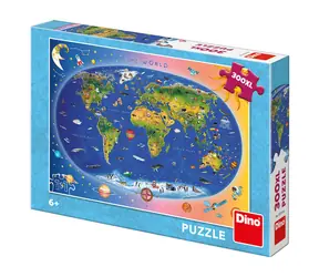 Dino Kinderkarte / 300 Teile / XL / ab 6 Jahren