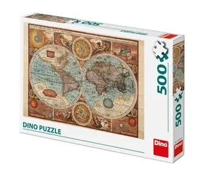 Dino Weltkarte von 1626 / 500 Teile / ab 10 Jahren