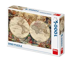 Dino Historische Karte / 1000 Teile / ab 15 Jahren
