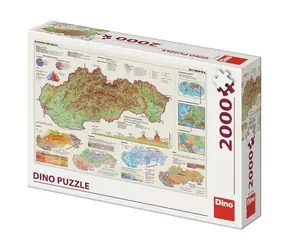 Dino Karte der Slowakei / 2000 Teile / ab 15 Jahren