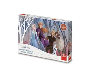 Dino Frozen: Sei nicht böse, Mann und der Zauberwald - Kinderspiel / Spieldauer: 30 Min. / Spieleranzahl: 2-4 / ab 5 Jahren