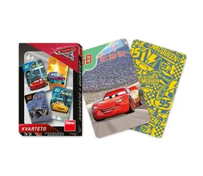 Dino Karty - Cars 3 - Quartett / Spieleranzahl: 3-6 / ab 4 Jahren