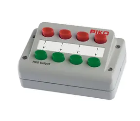 Piko 55262 Analoges Bedienfeld (4 Schalter | rot-grün) / Maßstab: H0 (1:87) / ab 14 Jahren 
