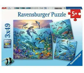 Ravensburger 051496 Tiere aus dem Meer 3 x 49 Teile / ab 5 Jahren