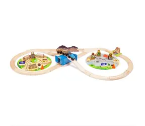 Bigjigs Rail Train Construction / 50 Teile / ab 3 Jahren