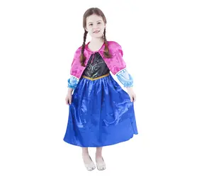 Rappa Kinderkostüm Prinzessin Winter Kingdom (M) / 6-8 Jahre (116-128 cm)