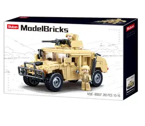 Sluban Army Model Bricks M38-B0837 Hummer-Kampf im Gelände / Lego - kompatibel / Anzahl der Figuren|Teile: 2|265 / ab 6 Jahren