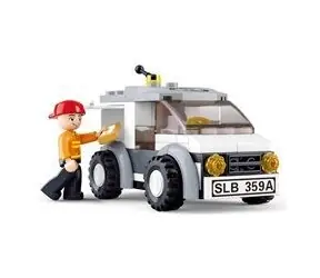 Sluban Airport M38-B0359 Lieferwagen / Lego - kompatibel / Anzahl Figuren|Teile: 1|75 / ab 6 Jahren