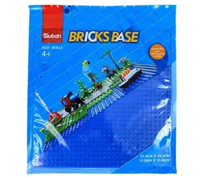 Sluban Bricks Base M38-B0833E Grundplatte 32x32 blau / Lego kompatibel / ab 6 Jahren