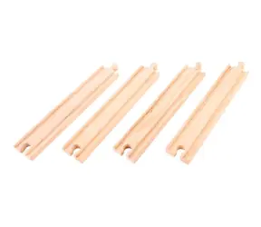 Bigjigs Rail Lange gerade Schienen 21cm 4 Stück / ab 3 Jahren