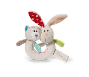 Nici - Rasselhase mit Teddybär