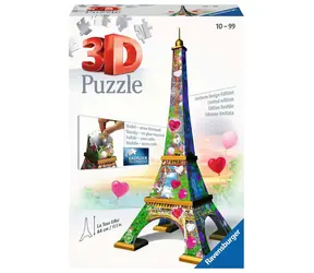 Ravensburger 3D Puzzle Eiffelturm Love Edition / 216 Teile / ab 10 Jahren