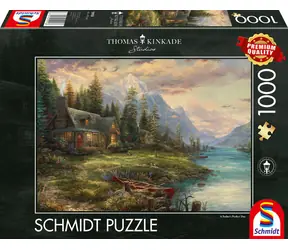 Schmidt Puzzle Ausflug in die Berge / 1000 Teile / ab 12 Jahren