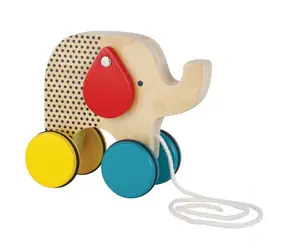 Petit Collage Holz-Nachzieh-Elefant Jumbo / ab 18 Monaten