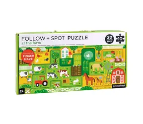 Petit Collage Labyrinth und Puzzle Farm / ab 2 Jahren