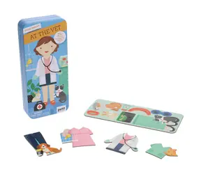 Petit Collage Magnetpuzzle Tierarzt / ab 3 Jahren