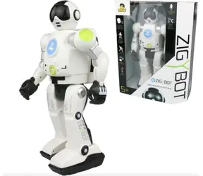 MaDe Zigybot Roboter mit Zeitfunktion - 20 Funktionen / ab 5 Jahren