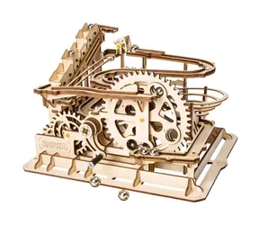 Robotime 3D-Kugelbahn-Puzzle Spiral / ab 14 Jahren / 233 Teile / Schwierigkeit: mittel
