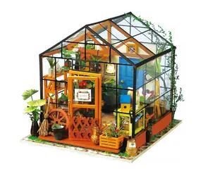 Robotime Miniaturhaus Gewächshaus / ab 14 Jahren