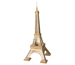 Robotime 3D-Holzpuzzle Eiffelturm / ab 8 Jahren / 122 Teile / Schwierigkeit: niedrig