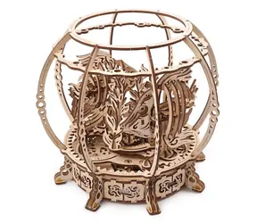 Ugears 3D-Holzpuzzle Mechanisches Aquarium / ab 14 Jahren / 325 Teile / Schwierigkeit: mittel