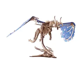 Ugears 3D-Mechanik-Puzzle aus Holz „Swirling Dragon“ / ab 14 Jahren / 320 Teile / Schwierigkeit: mittel