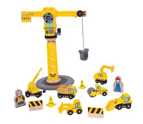 Bigjigs Rail Kran und Baumaschinen / ab 3 Jahren