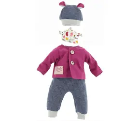 Petitcollin Bibichou Samuel Kleidung für eine 35 cm große Puppe / ab 3 Jahren