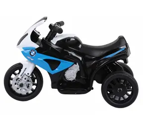 Eljet Kinder-Elektrodreirad BMW S1000 RR blau / 25W / Geschwindigkeit: 2-4 km-h / Tragfähigkeit: 20kg