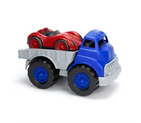 Green Toys Truck mit Rennauto / ab 12 Monaten