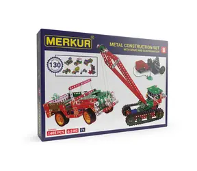 Merkur 8 Bausatz / 1405 Teile / 130 Modelle / ab 7 Jahren