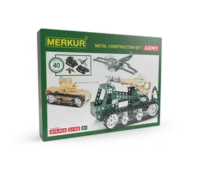 Merkur Army Set / 674 Teile / 40 Modelle / ab 5 Jahren