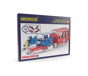 Merkur 032 Eisenbahnmodelle / 300 Teile / 10 Modelle / ab 5 Jahren