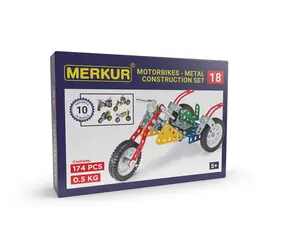 Merkur 018 Motorräder / 174 Teile / 10 Modelle / ab 6 Jahren