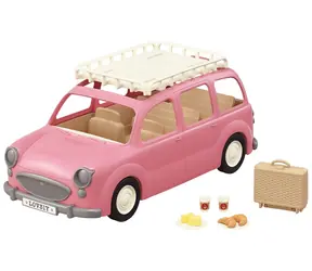 Sylvanian Families Familienauto rosa Van / ab 3 Jahren