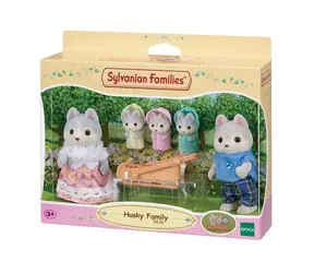Sylvanian Families Husky Familie mit Drillingen / ab 3 Jahren