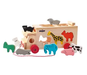 Woody Truck mit Einsatzformen - Tiere / ab 3 Jahren