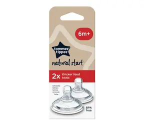 Tommee Tippee Ersatzsauger C2N für Beikost, 2 Stück / ab 6 Monaten