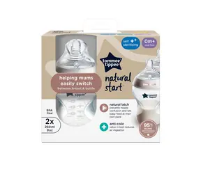 Tommee Tippee Babyflasche C2N 260 ml 2 Stück / ab 0 Monaten